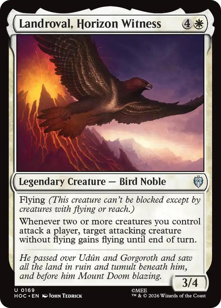 Landroval, Horizon Witness (169) [The Hobbit: Eternal-Legal] | Boutique FDB TCG
