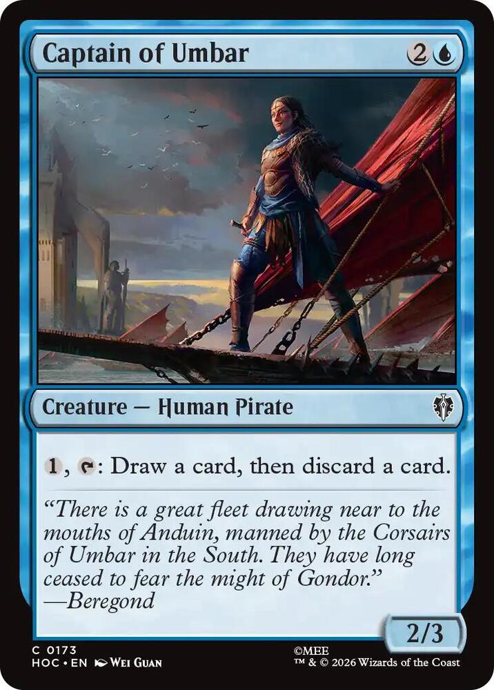 Captain of Umbar (173) [The Hobbit: Eternal-Legal] | Boutique FDB TCG