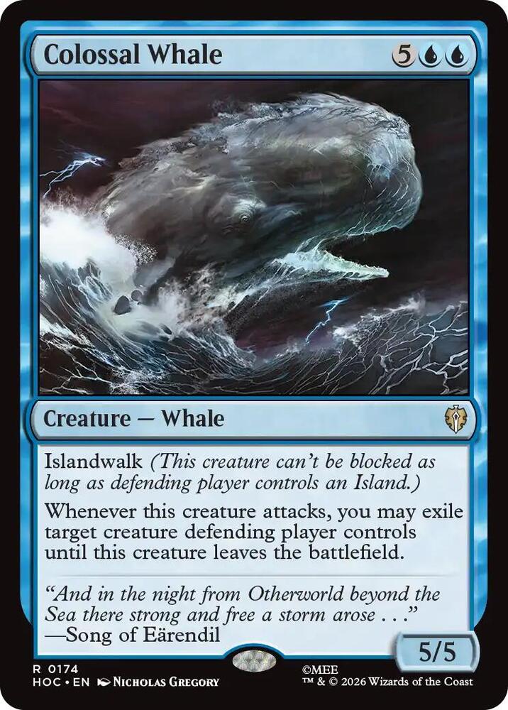 Colossal Whale (174) [The Hobbit: Eternal-Legal] | Boutique FDB TCG