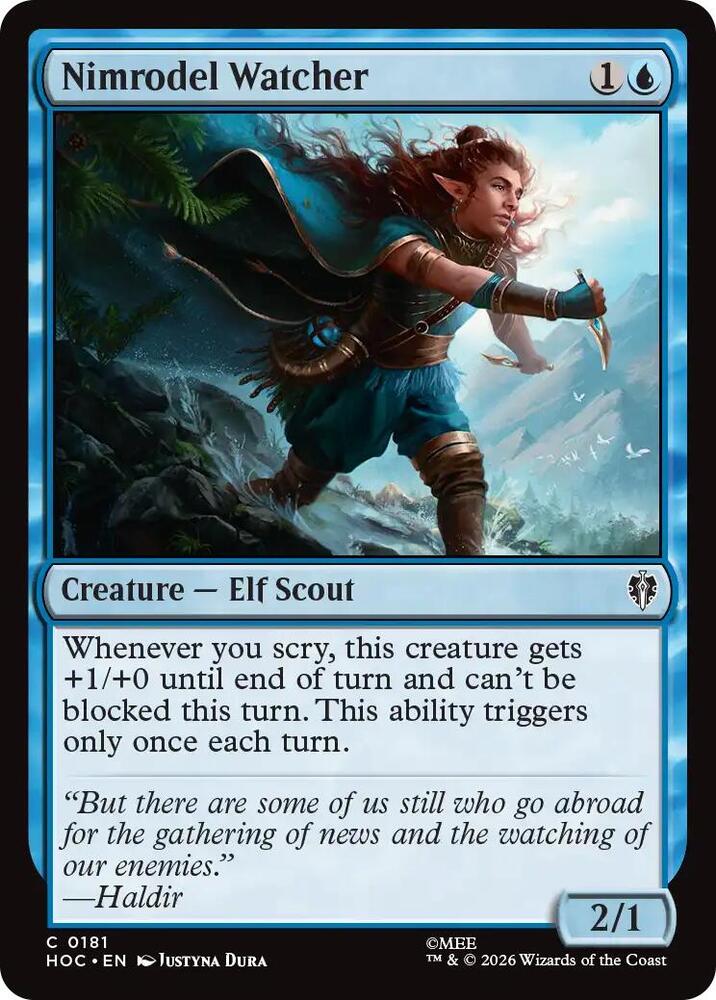 Nimrodel Watcher (181) [The Hobbit: Eternal-Legal] | Boutique FDB TCG