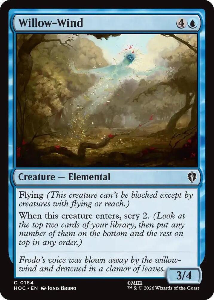 Willow-Wind (184) [The Hobbit: Eternal-Legal] | Boutique FDB TCG