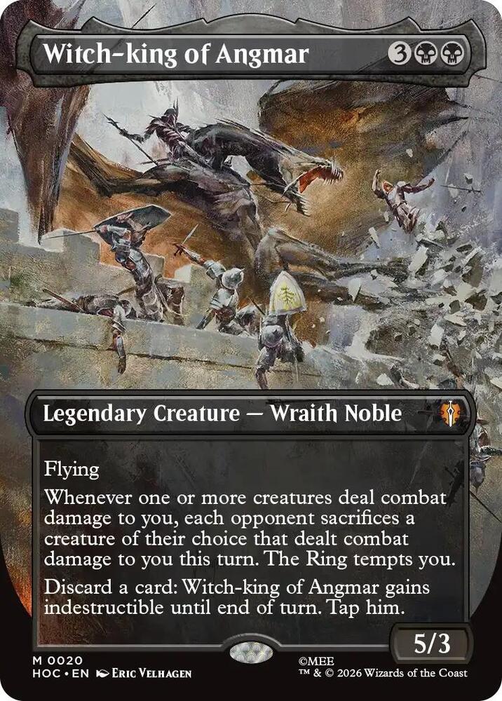 Witch-king of Angmar (Borderless) (20) [The Hobbit: Eternal-Legal] | Boutique FDB TCG