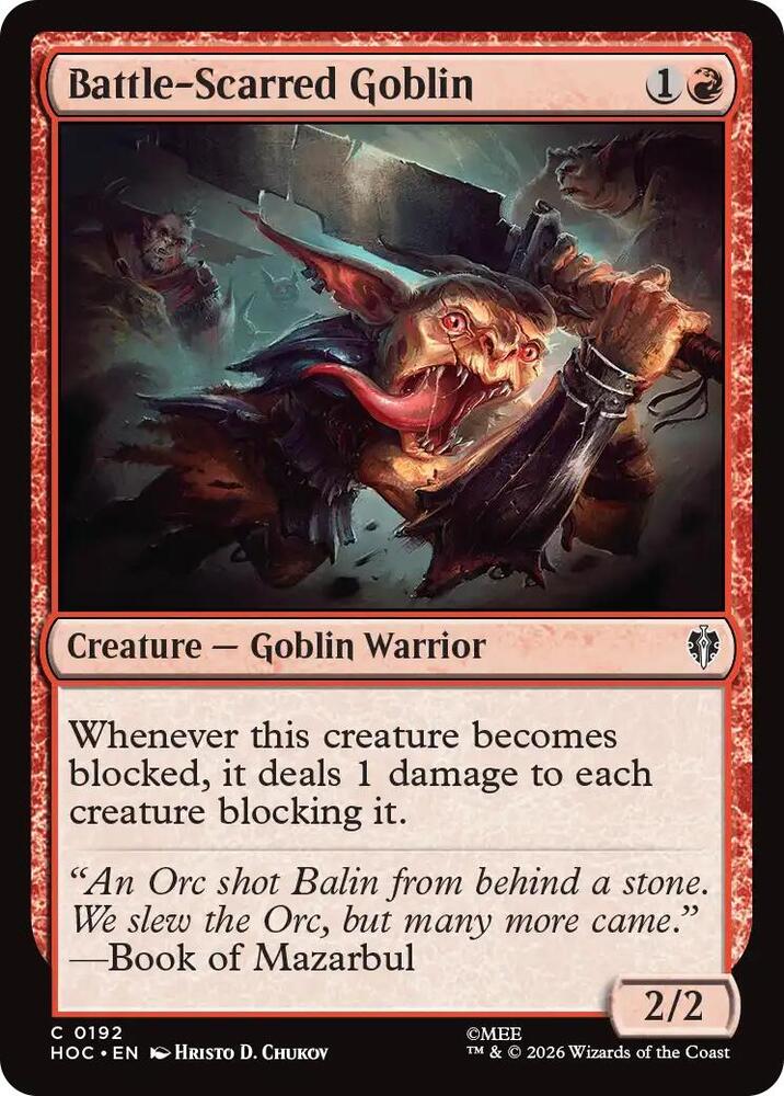 Battle-Scarred Goblin (192) [The Hobbit: Eternal-Legal] | Boutique FDB TCG