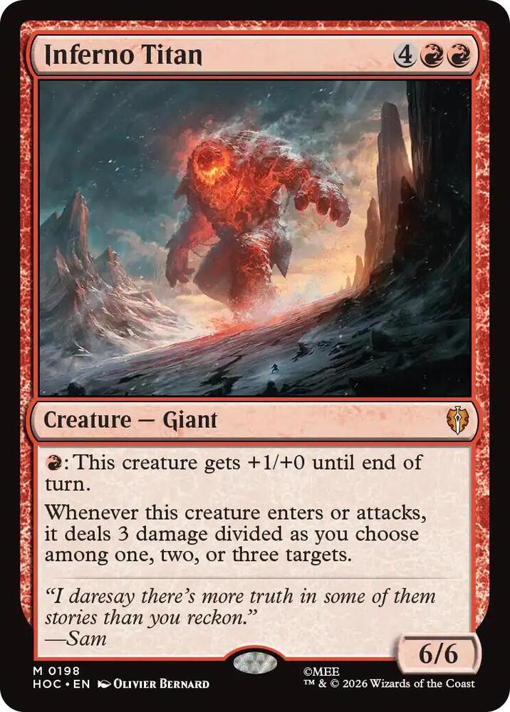 Inferno Titan (198) [The Hobbit: Eternal-Legal] | Boutique FDB TCG