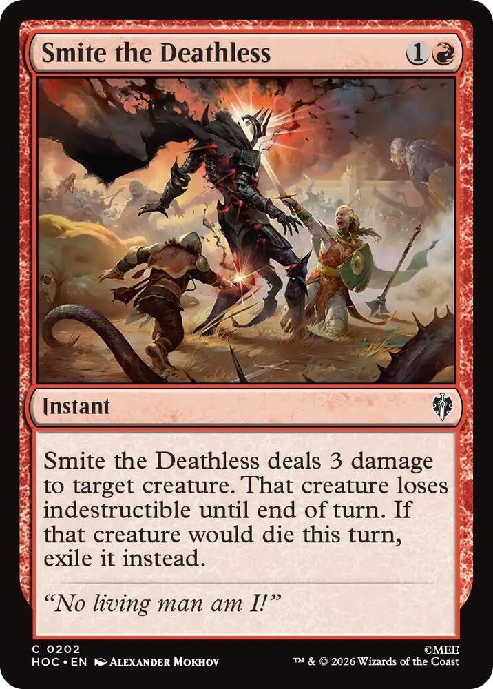 Smite the Deathless (202) [The Hobbit: Eternal-Legal] | Boutique FDB TCG