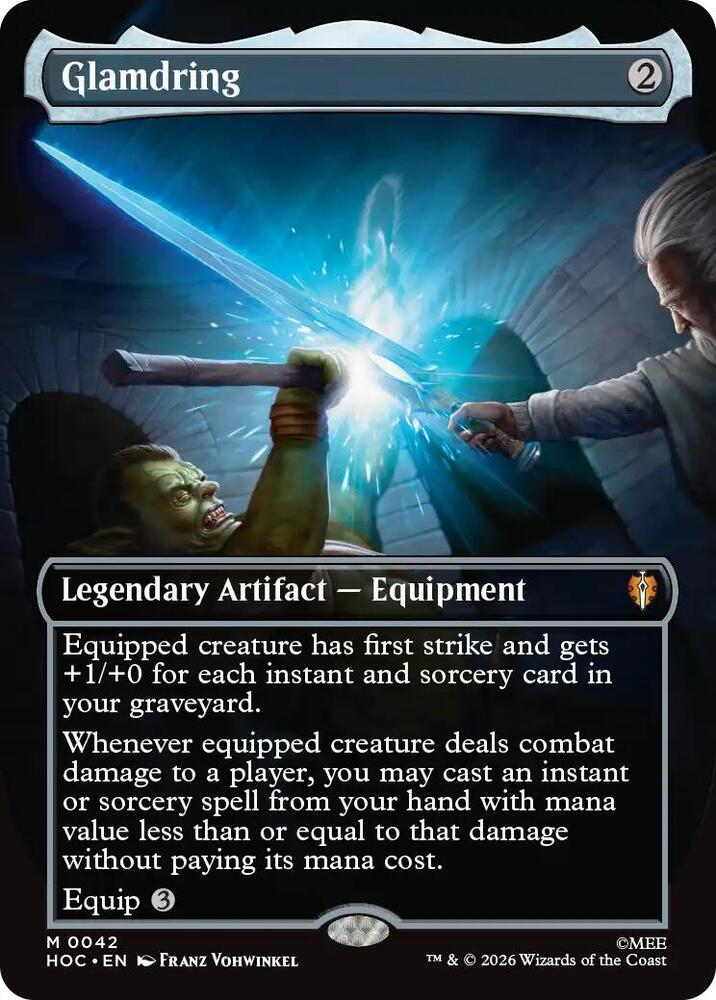 Glamdring (Borderless) (42) [The Hobbit: Eternal-Legal] | Boutique FDB TCG
