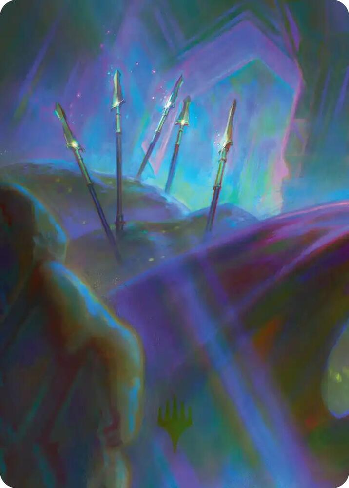 Long-Lost Lances Art Card (7/12) [The Hobbit Art Series] | Boutique FDB TCG