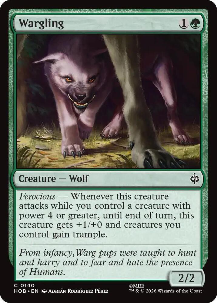 Wargling (140) [The Hobbit] | Boutique FDB TCG