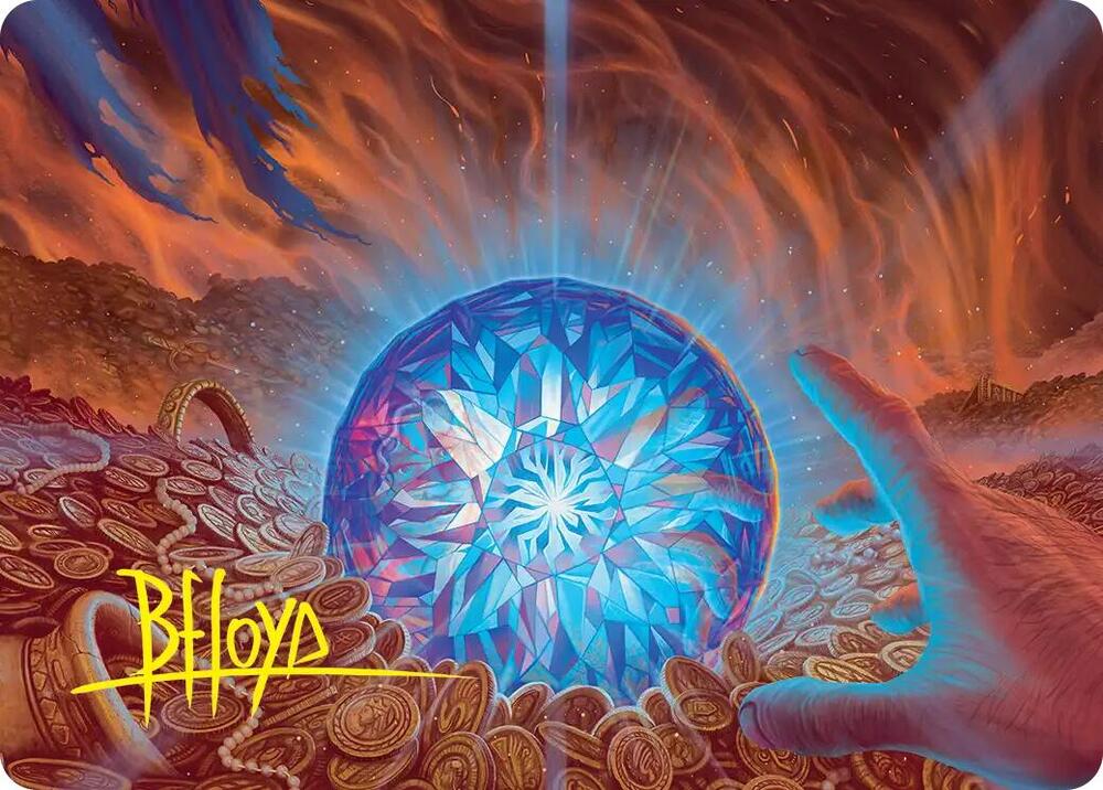 The Arkenstone Art Card (Gold-Stamped Signature) (44) [The Hobbit Art Series] | Boutique FDB TCG