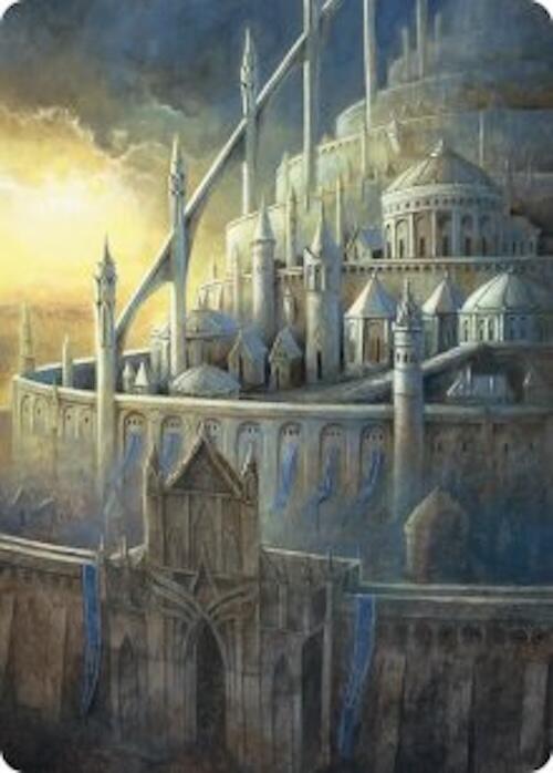 Minas Tirith Art Card (38) [The Hobbit Art Series] | Boutique FDB TCG