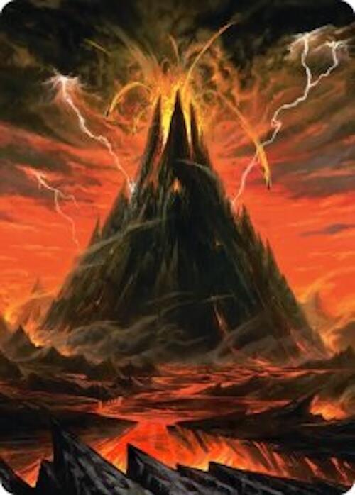 Mount Doom Art Card (39) [The Hobbit Art Series] | Boutique FDB TCG