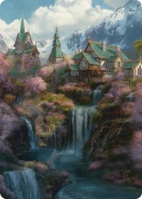 Rivendell Art Card (40) [The Hobbit Art Series] | Boutique FDB TCG