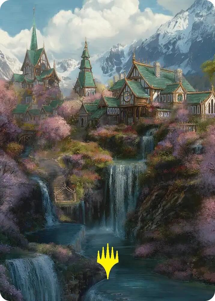 Rivendell Art Card (Gold-Stamped) (40) [The Hobbit Art Series] | Boutique FDB TCG