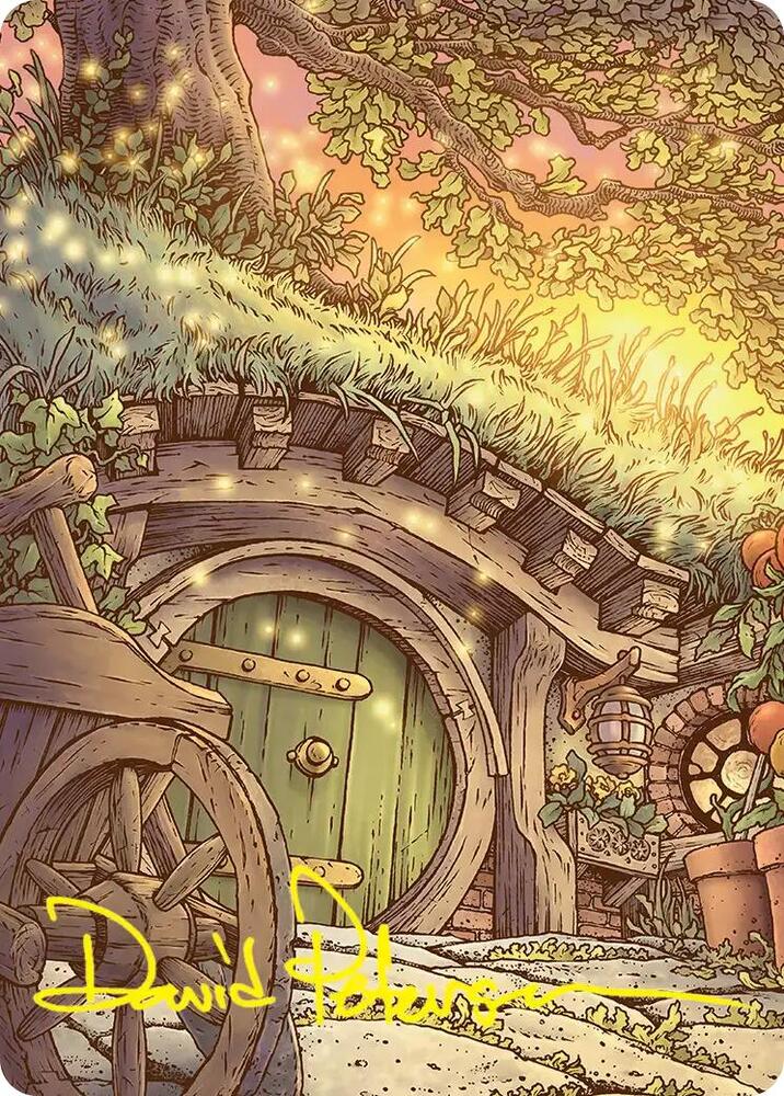 Plains (Summer) Art Card (Gold-Stamped Signature) (45) [The Hobbit Art Series] | Boutique FDB TCG