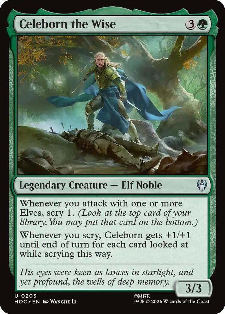 Celeborn the Wise (203) [The Hobbit: Eternal-Legal] | Boutique FDB TCG
