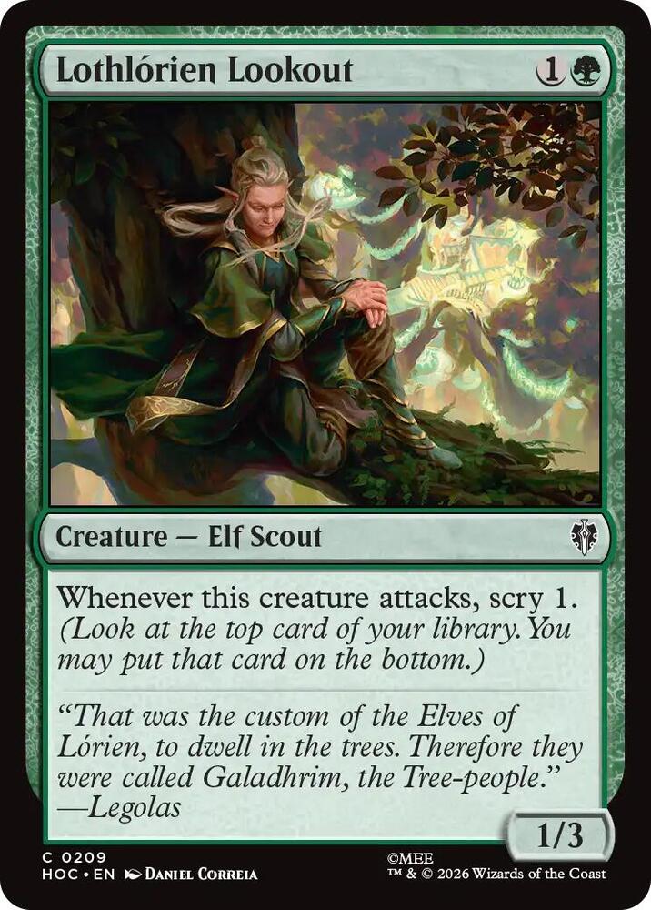 Lothlorien Lookout (209) [The Hobbit: Eternal-Legal] | Boutique FDB TCG