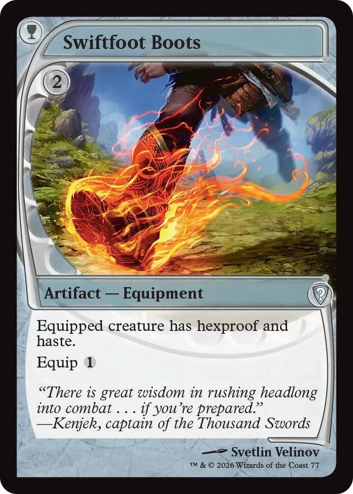 Swiftfoot Boots (Future Sight) (77) [Mystery Booster Commander Edition] | Boutique FDB TCG