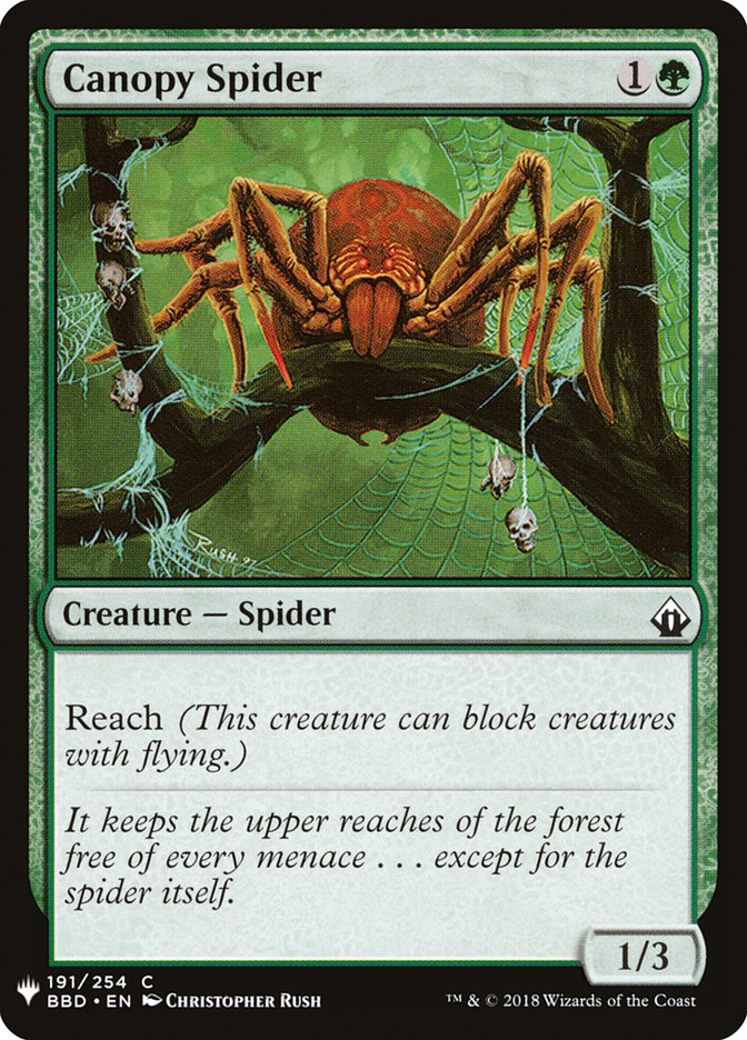 Canopy Spider [Mystery Booster] | Boutique FDB TCG