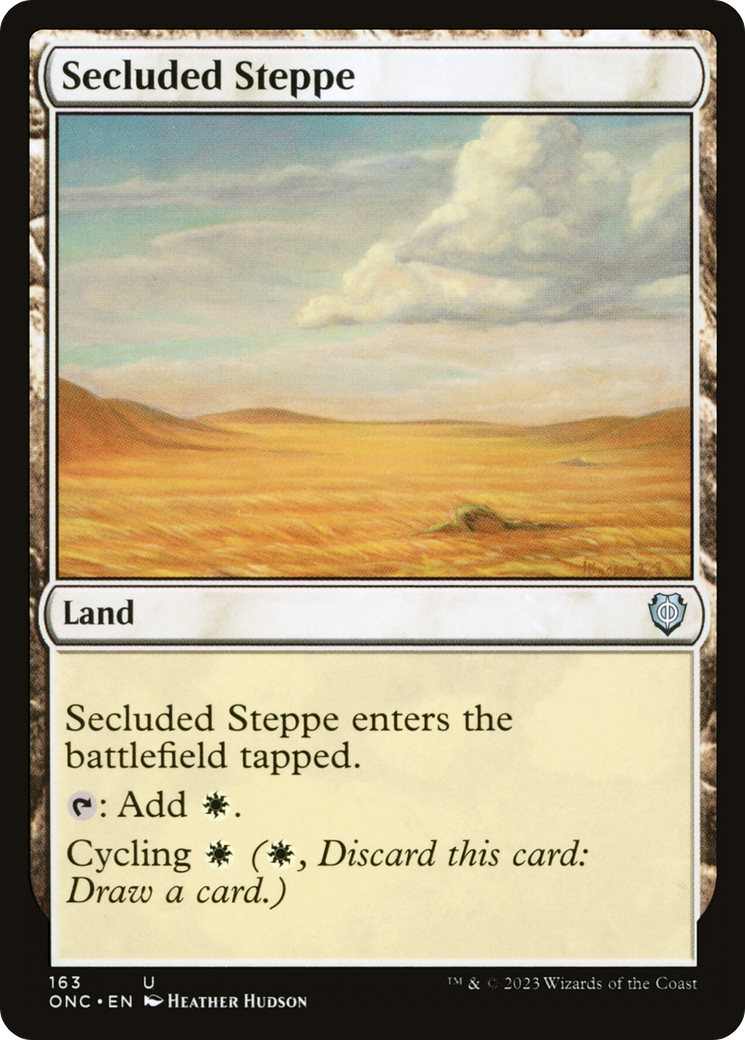 Secluded Steppe [Phyrexia: All Will Be One Commander] | Boutique FDB TCG