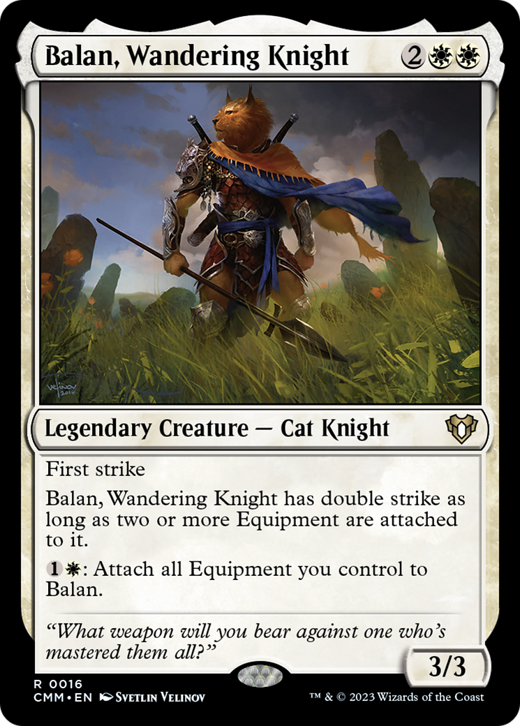 Balan, Wandering Knight [Commander Masters] | Boutique FDB TCG