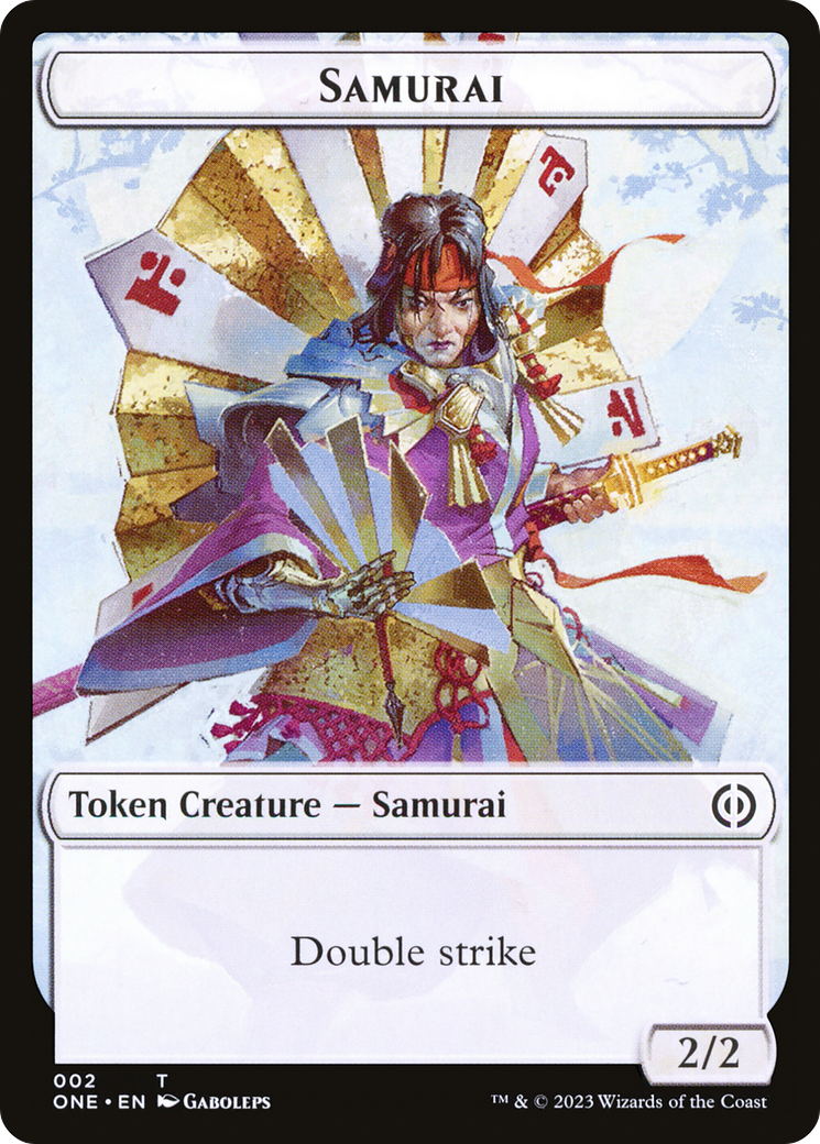 Samurai Token [Phyrexia: All Will Be One Tokens] | Boutique FDB TCG