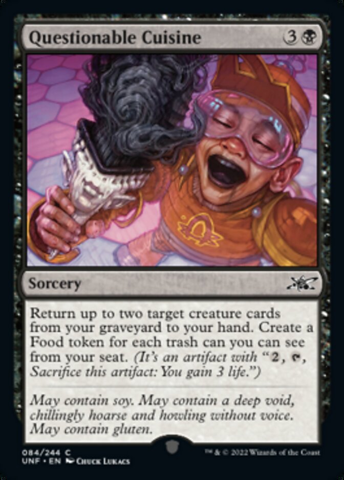 Questionable Cuisine [Unfinity] | Boutique FDB TCG