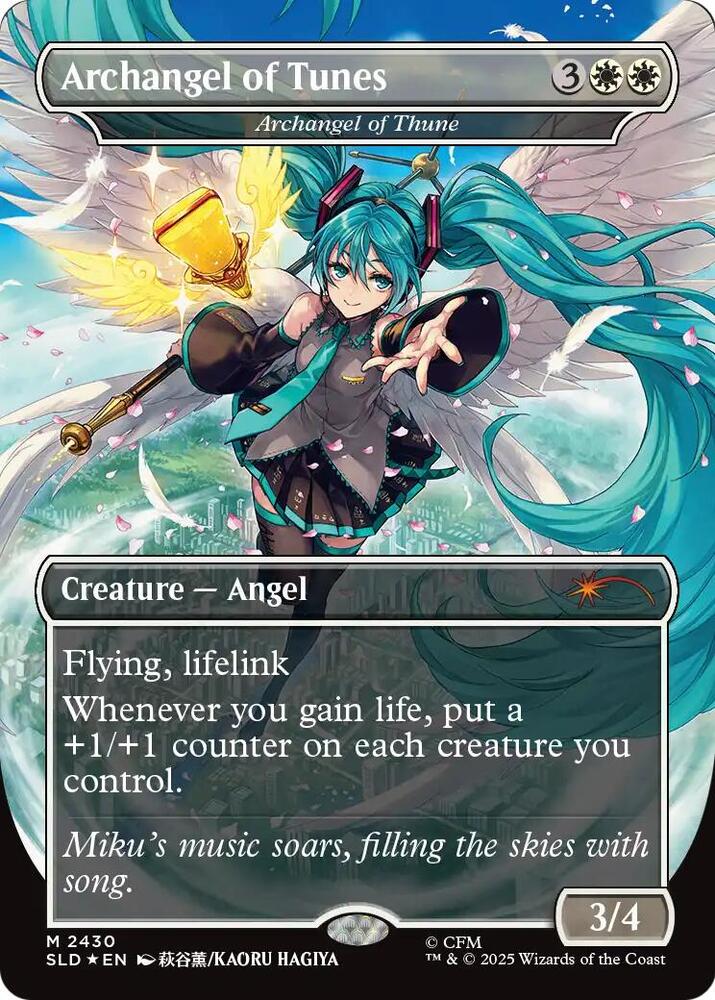 Archangel of Tunes  - Archangel of Thune (2430) [Secret Lair Drop] | Boutique FDB TCG