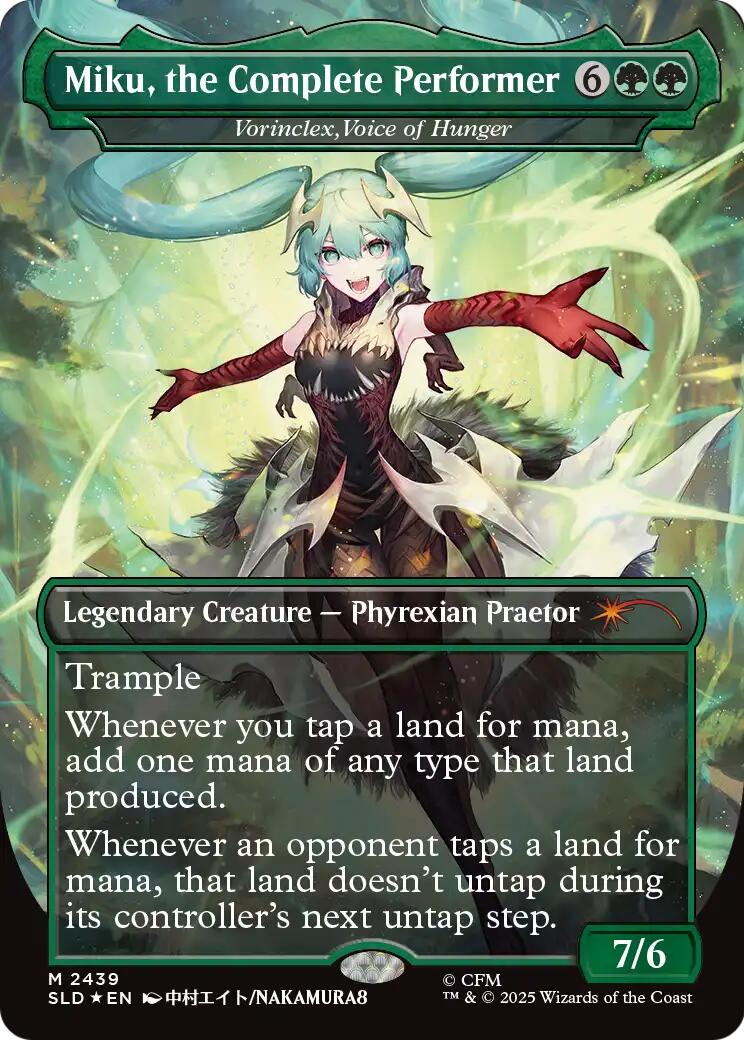 Miku, the Complete Performer - Vorinclex, Voice of Hunger [Secret Lair Drop Series] | Boutique FDB TCG