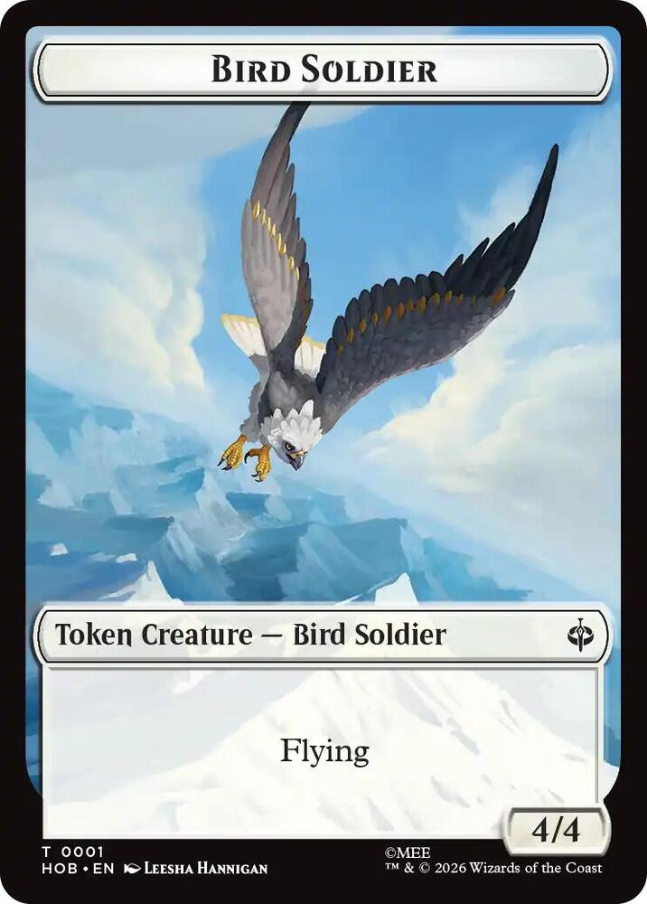 Bird Soldier // Axe Double-Sided Token (1 // 10) [The Hobbit] | Boutique FDB TCG