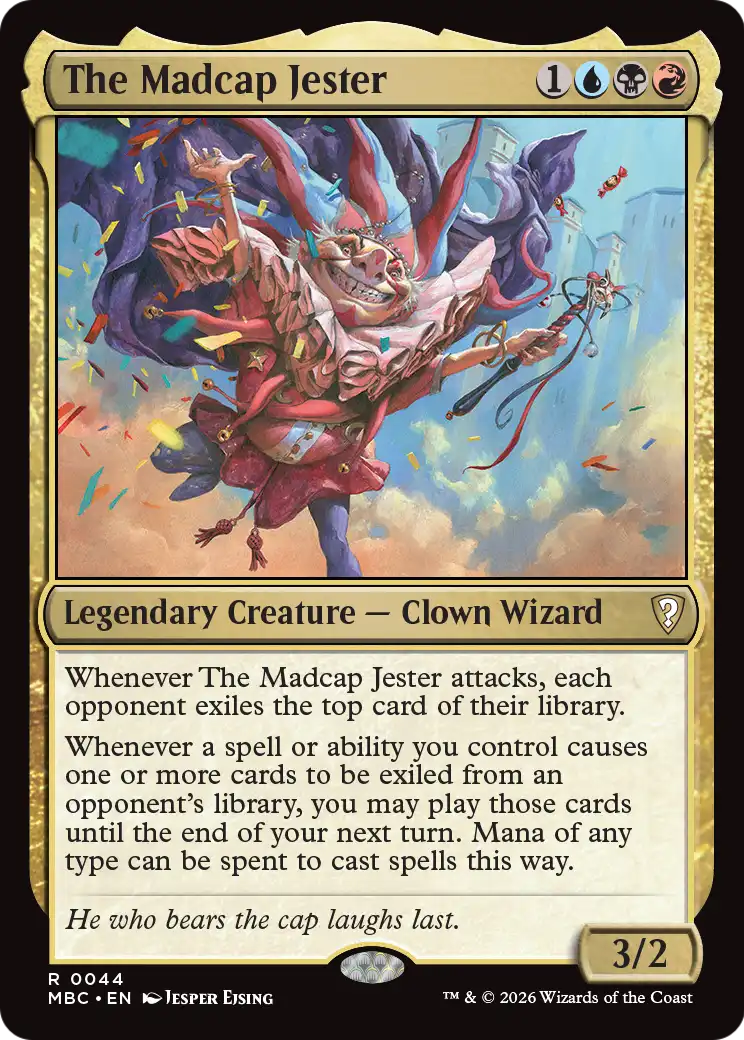 The Madcap Jester [Mystery Booster: Commander Edition] | Boutique FDB TCG