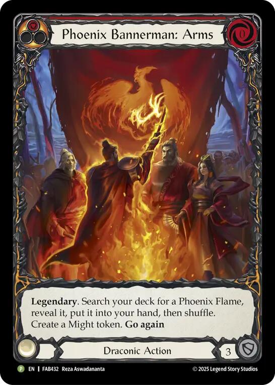 Phoenix Bannerman: Arms [FAB432] (Promo)  Cold Foil | Boutique FDB TCG