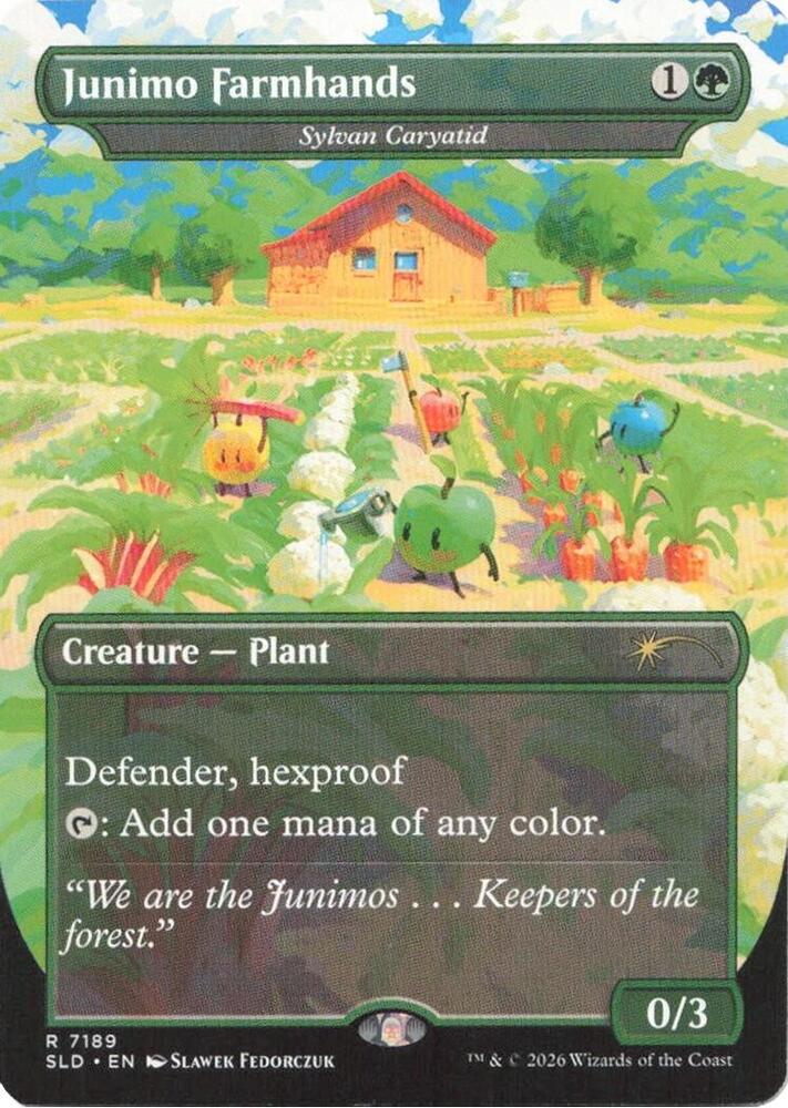 Junimo Farmhands - Sylvan Caryatid (7189) [Secret Lair Drop] | Boutique FDB TCG