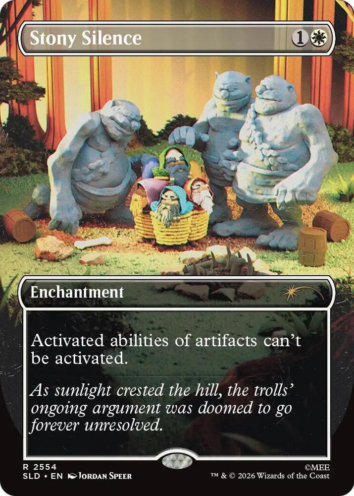 Stony Silence (2554) [Secret Lair Drop] | Boutique FDB TCG