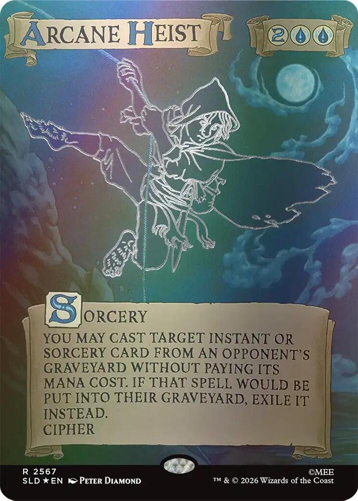 Arcane Heist (Out Of Sight Foil) (2567) [Secret Lair Drop] | Boutique FDB TCG