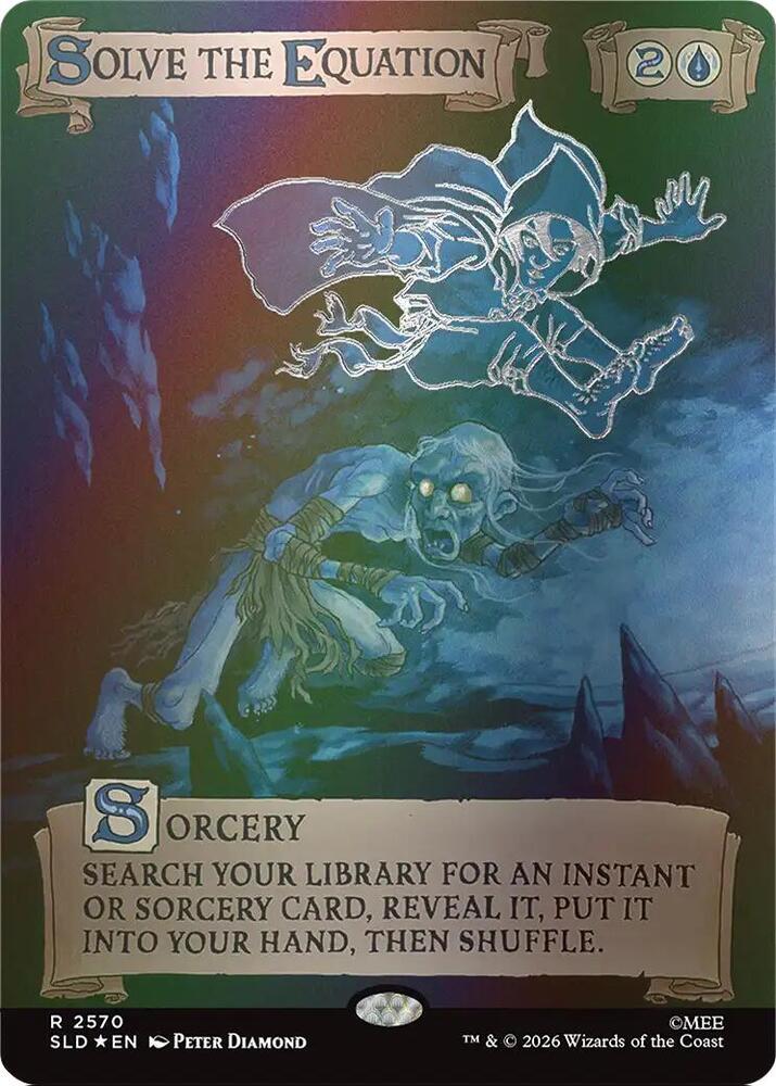 Solve the Equation (2570) (Out Of Sight Foil) [Secret Lair Drop] | Boutique FDB TCG