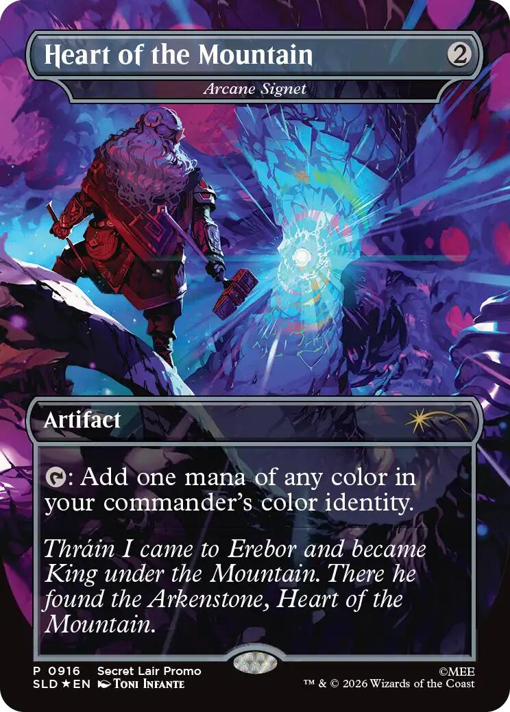 Heart of the Mountain - Arcane Signet [Secret Lair Drop Series] | Boutique FDB TCG