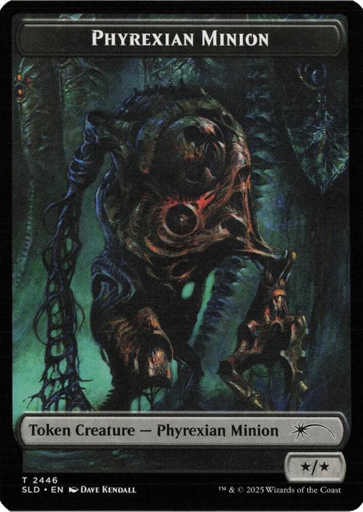 Phyrexian Minion (SLD) // Pegasus (KHC) Double-sided Token (2446 // 3) [Secret Lair Drop] | Boutique FDB TCG