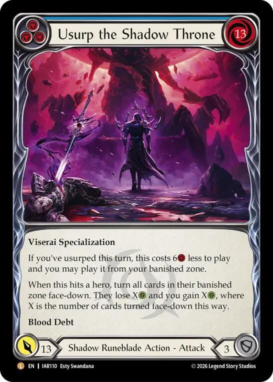 Usurp the Shadow Throne (IAR110) [Usurp the Shadow Throne] | Boutique FDB TCG