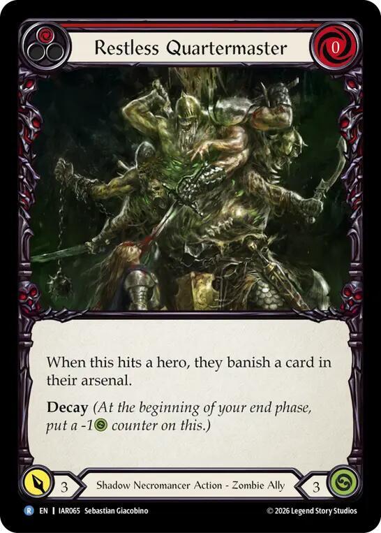 Restless Quartermaster (IAR065) [Usurp the Shadow Throne] | Boutique FDB TCG