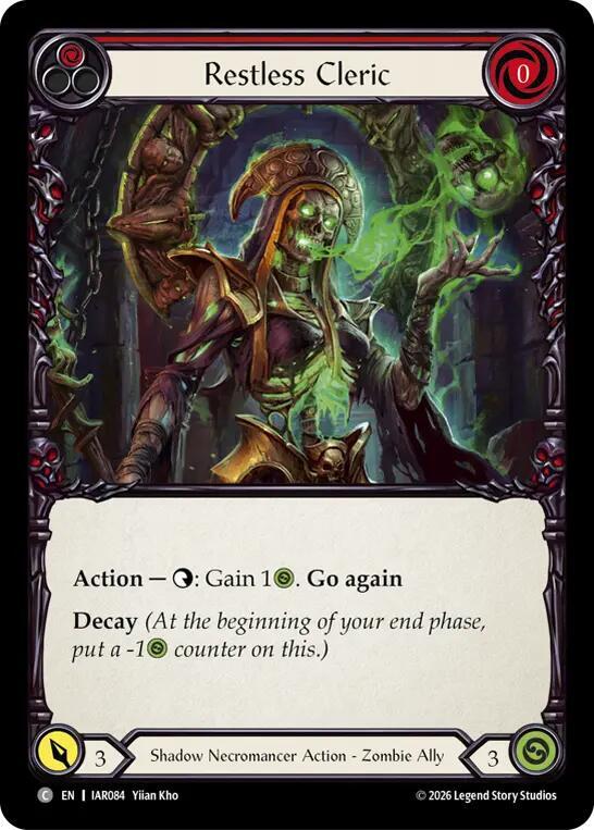 Restless Cleric (IAR084) [Usurp the Shadow Throne] | Boutique FDB TCG