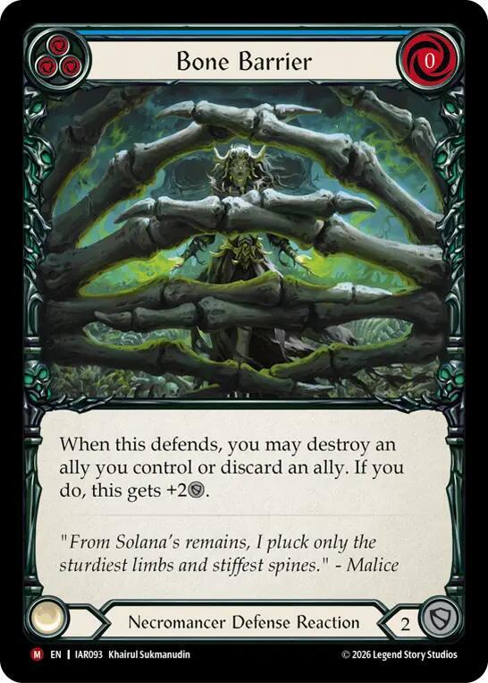 Bone Barrier (IAR093) [Usurp the Shadow Throne] | Boutique FDB TCG