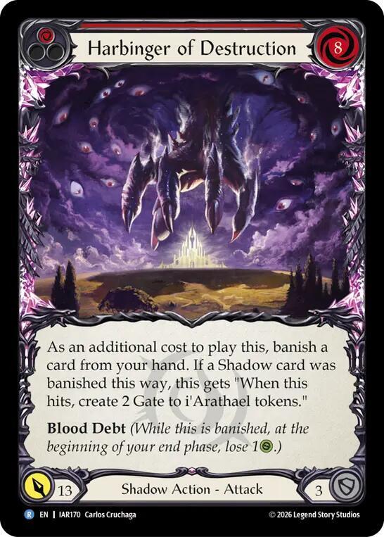 Harbinger of Destruction (IAR170) [Usurp the Shadow Throne] | Boutique FDB TCG