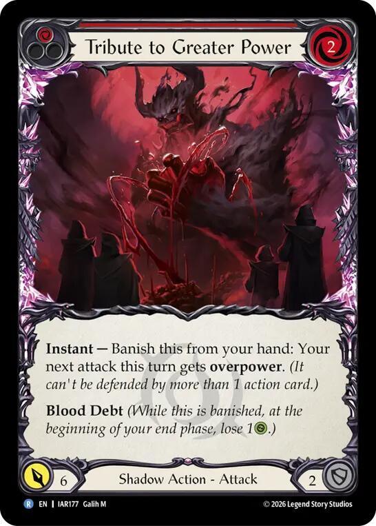 Tribute to Greater Power (IAR177) [Usurp the Shadow Throne] | Boutique FDB TCG