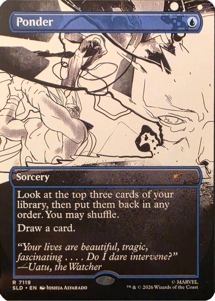 Ponder (7119) [Secret Lair Drop] | Boutique FDB TCG