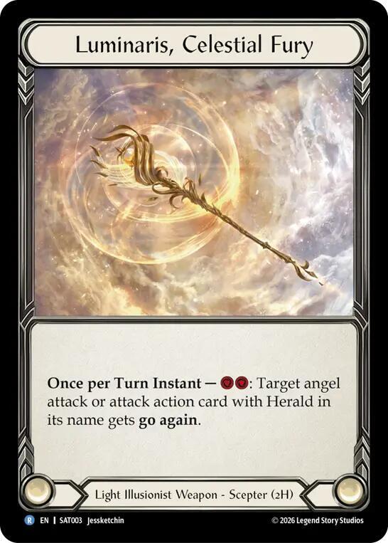 Luminaris, Celestial Fury (SAT003) [Silver Age: Usurp the Shadow Throne] | Boutique FDB TCG