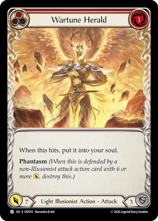 Wartune Herald (Red) (SAT015) [Silver Age: Usurp the Shadow Throne] | Boutique FDB TCG