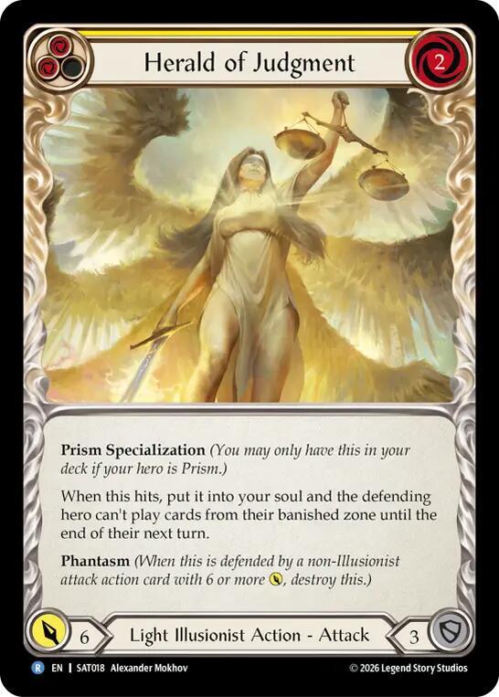 Herald of Judgment (SAT018) [Silver Age: Usurp the Shadow Throne] | Boutique FDB TCG