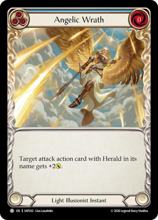 Angelic Wrath (SAT032) [Silver Age: Usurp the Shadow Throne] | Boutique FDB TCG