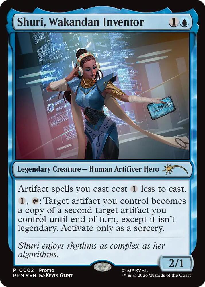 Shuri, Wakandan Inventor (2) [Media Promos] | Boutique FDB TCG