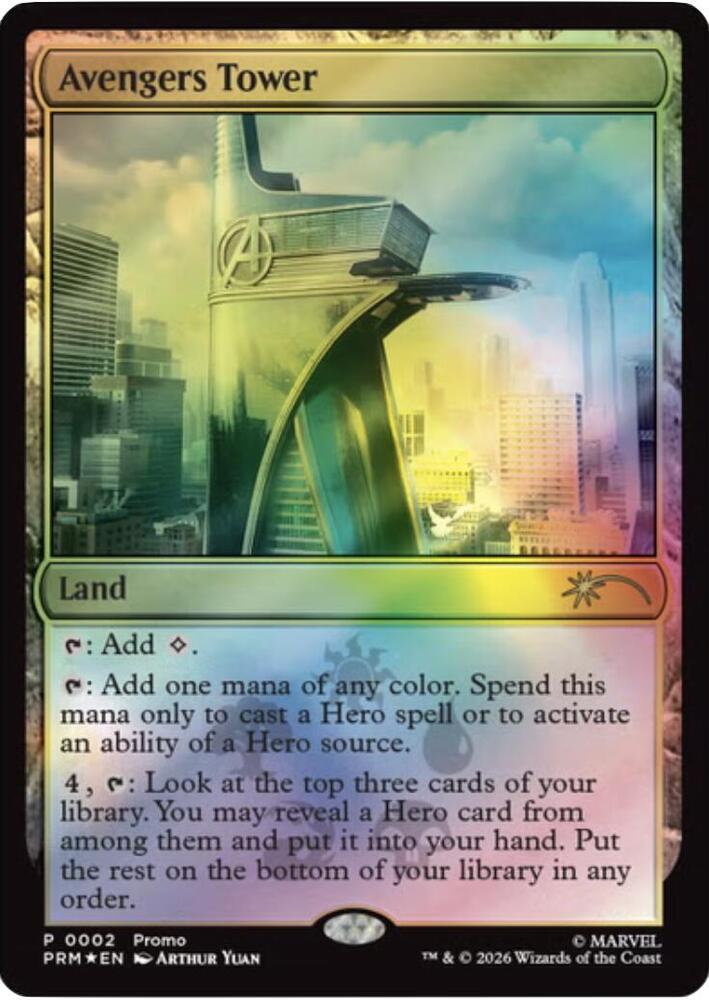 Avengers Tower (2) [Unique and Miscellaneous Promos] | Boutique FDB TCG